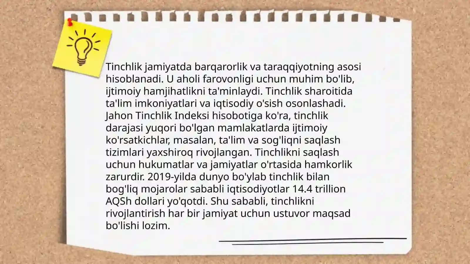 Bag'rikenglik tinchlik totuvlik sari bir qadam 4