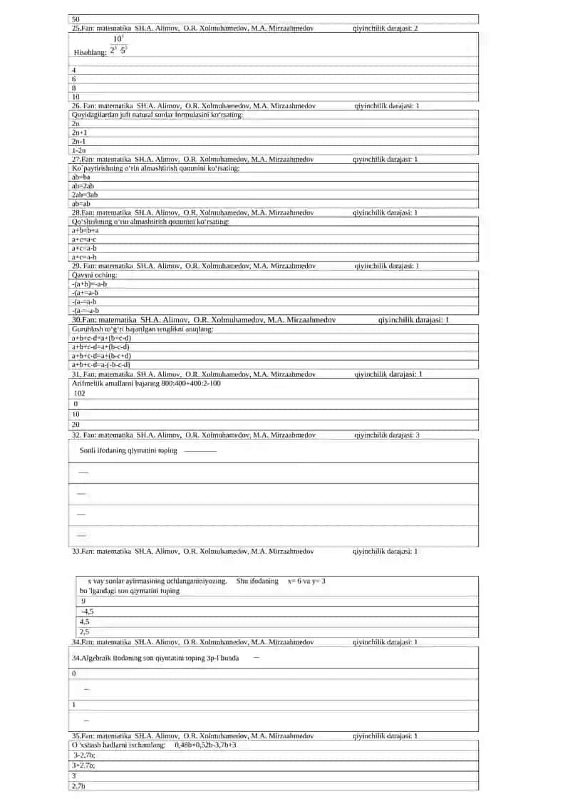 7-sinf matematika 1-chorak 4