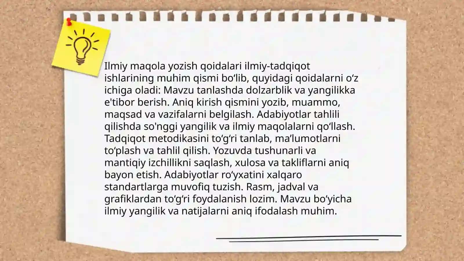 Ilmiy maqolani chop jarayoni etish bilan tanishuv Tojiboyeva Nafisa 4