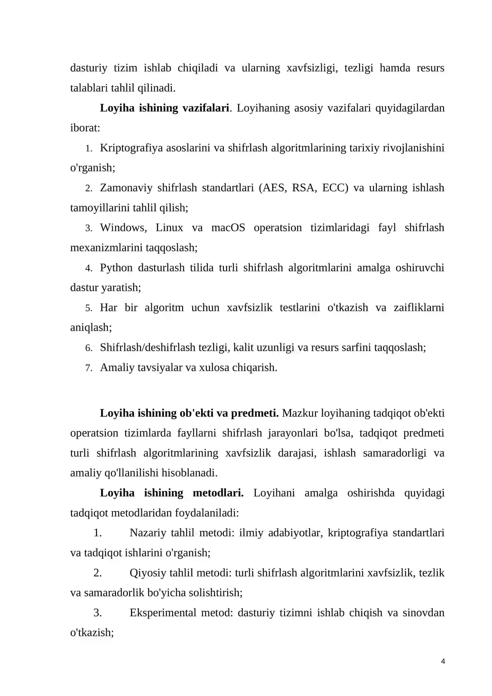 Operatsion tizimlarda fayllarni shifrlash usullari va ularning xavfsizlik darajasini baholash 4