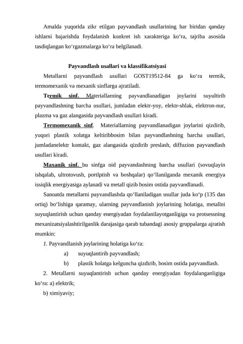 Metallarni payvandlash 4