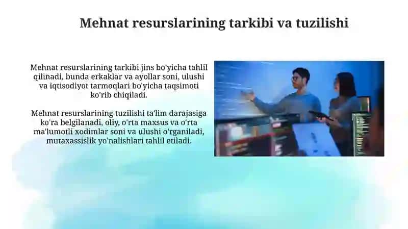 Korxonalarda mehnat resurslaridan foydalanish 4
