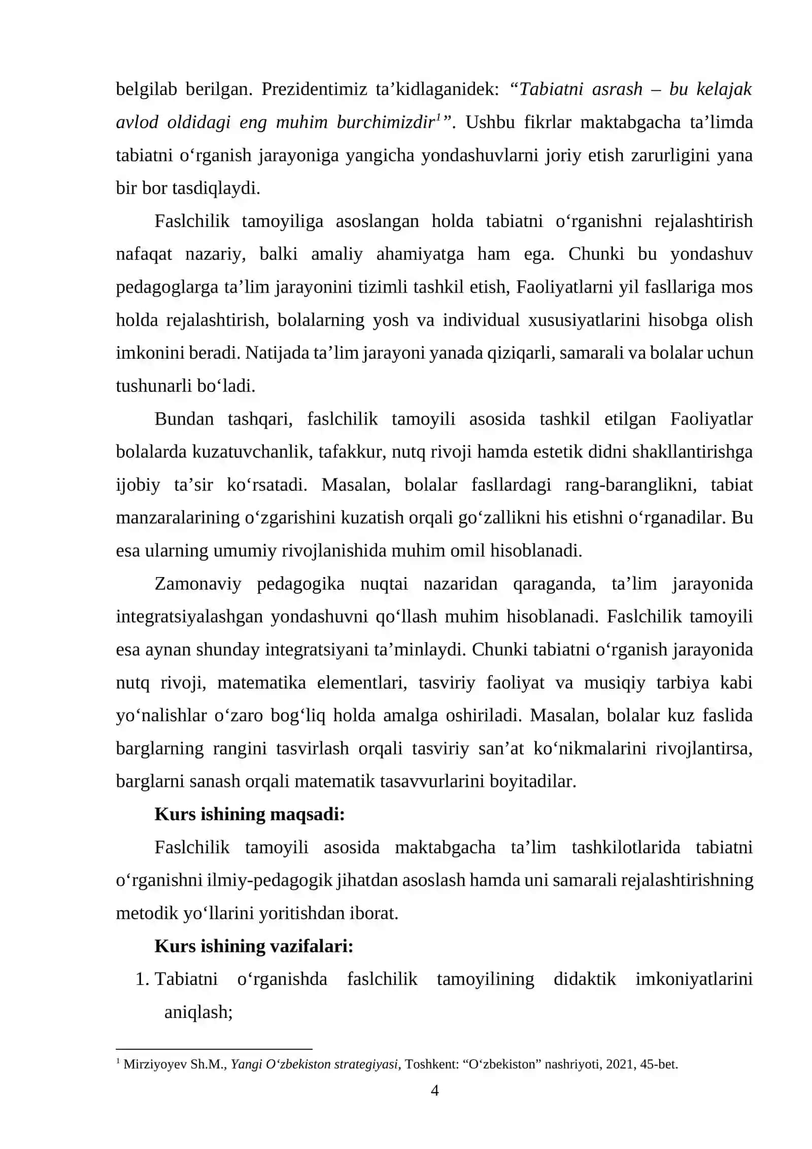 Faslchilik tamoyili asosida tabiatni o‘rganishni rejalashtirish 4