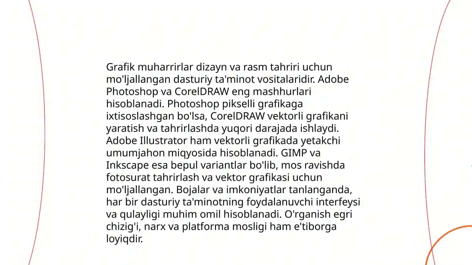 Grafik dasturlar bilan ishlash 4