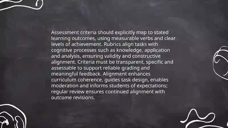 Assessment Criteria 4