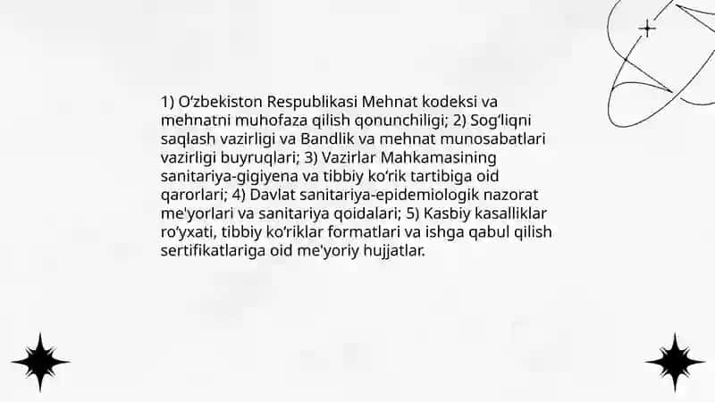 Ishlab chiqarish korxonalarida shifokor ishining gigiyenik jihatlari 4