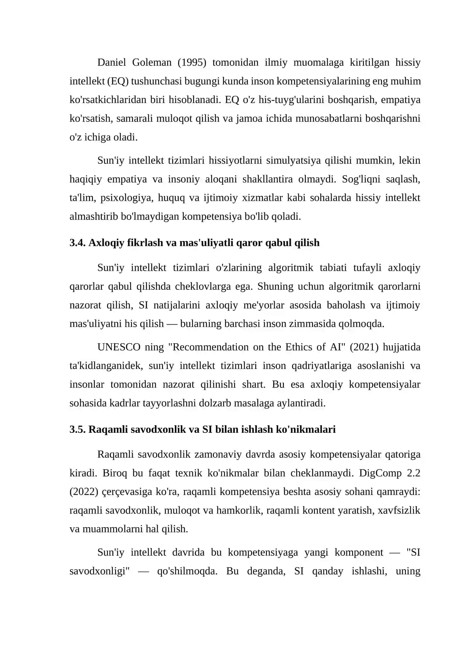 SUN'IY INTELLEKT DAVRIDA INSON KOMPETENSIYALARINING USTUVOR YO'NALISHLARI 4
