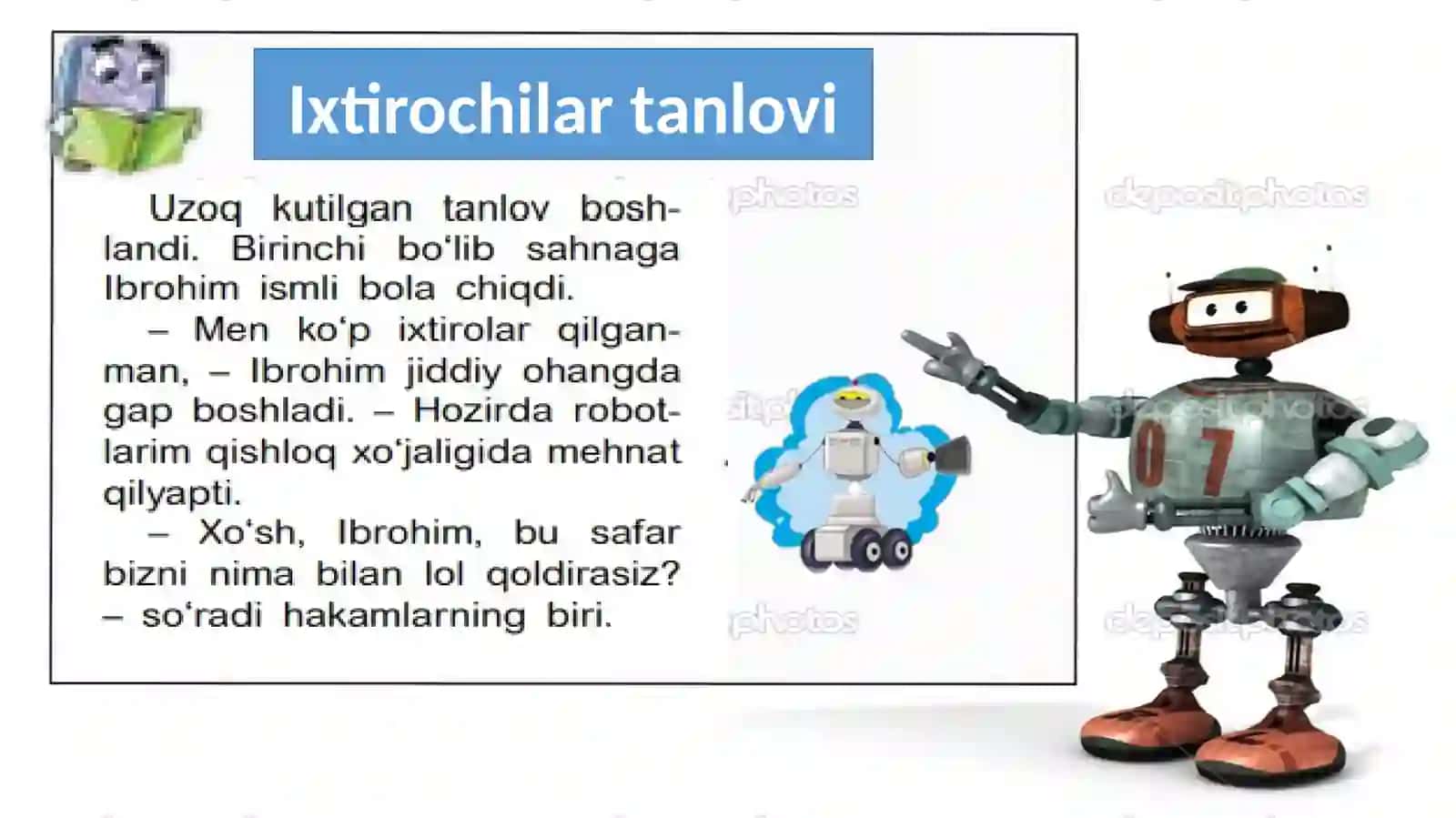Robot ixtiro qilaman 4