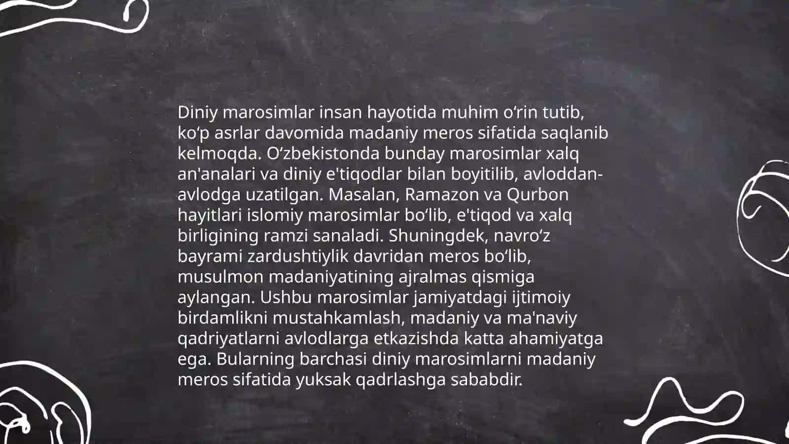 Diniy madaniy an'analarning jamiyat taraqqiyotiga ta'siri 4