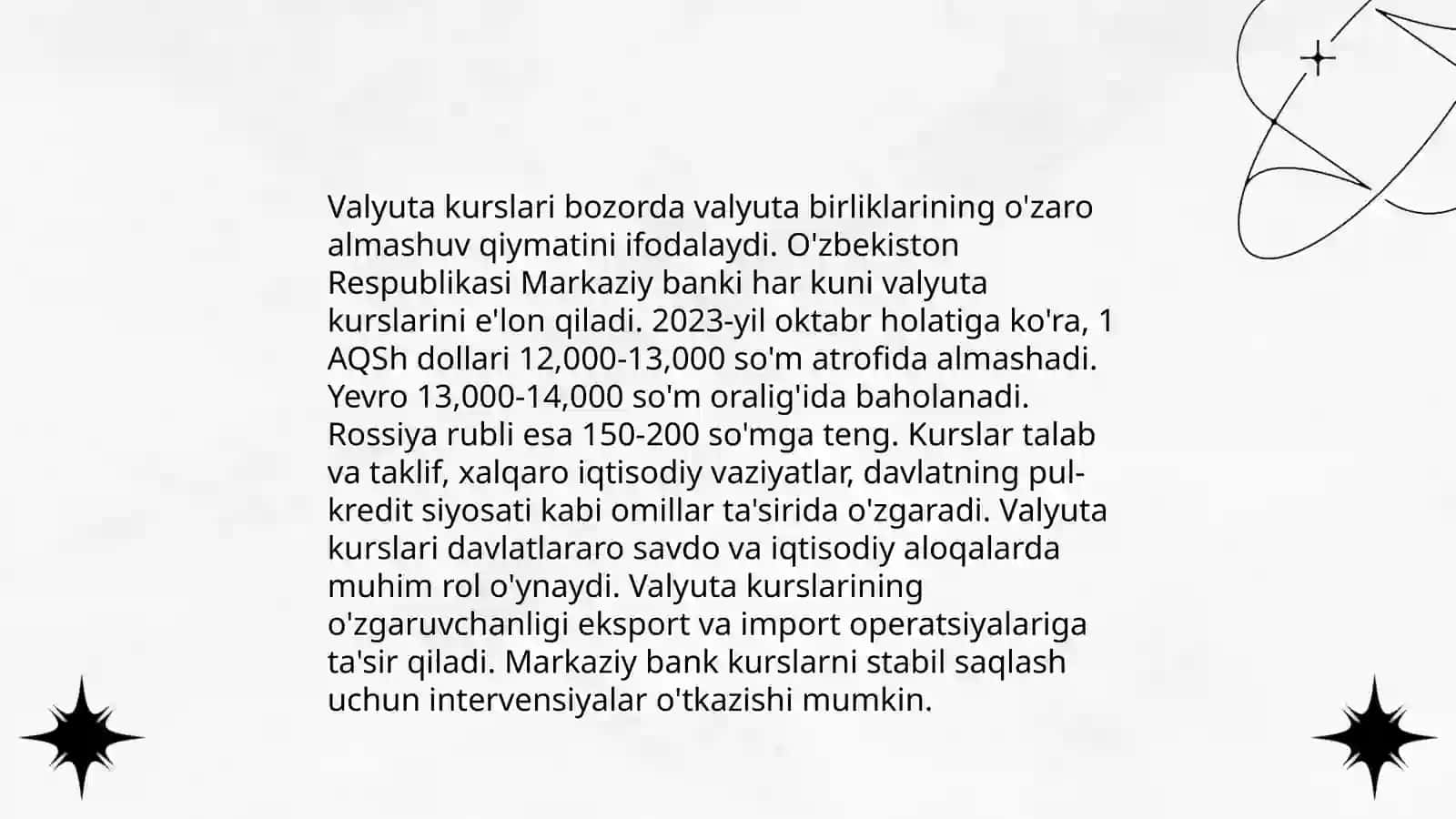 Xorijiy valyuta bozorlari ta'rifi 4