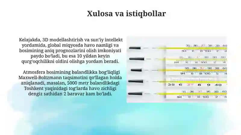 Maksvell va Bolsman taqsimotlari 4