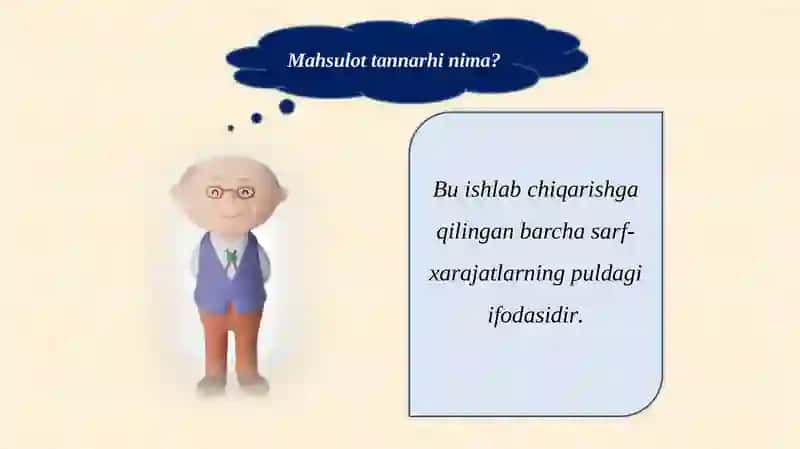 Ishlab chiqarish xarajatlari va foyda 4