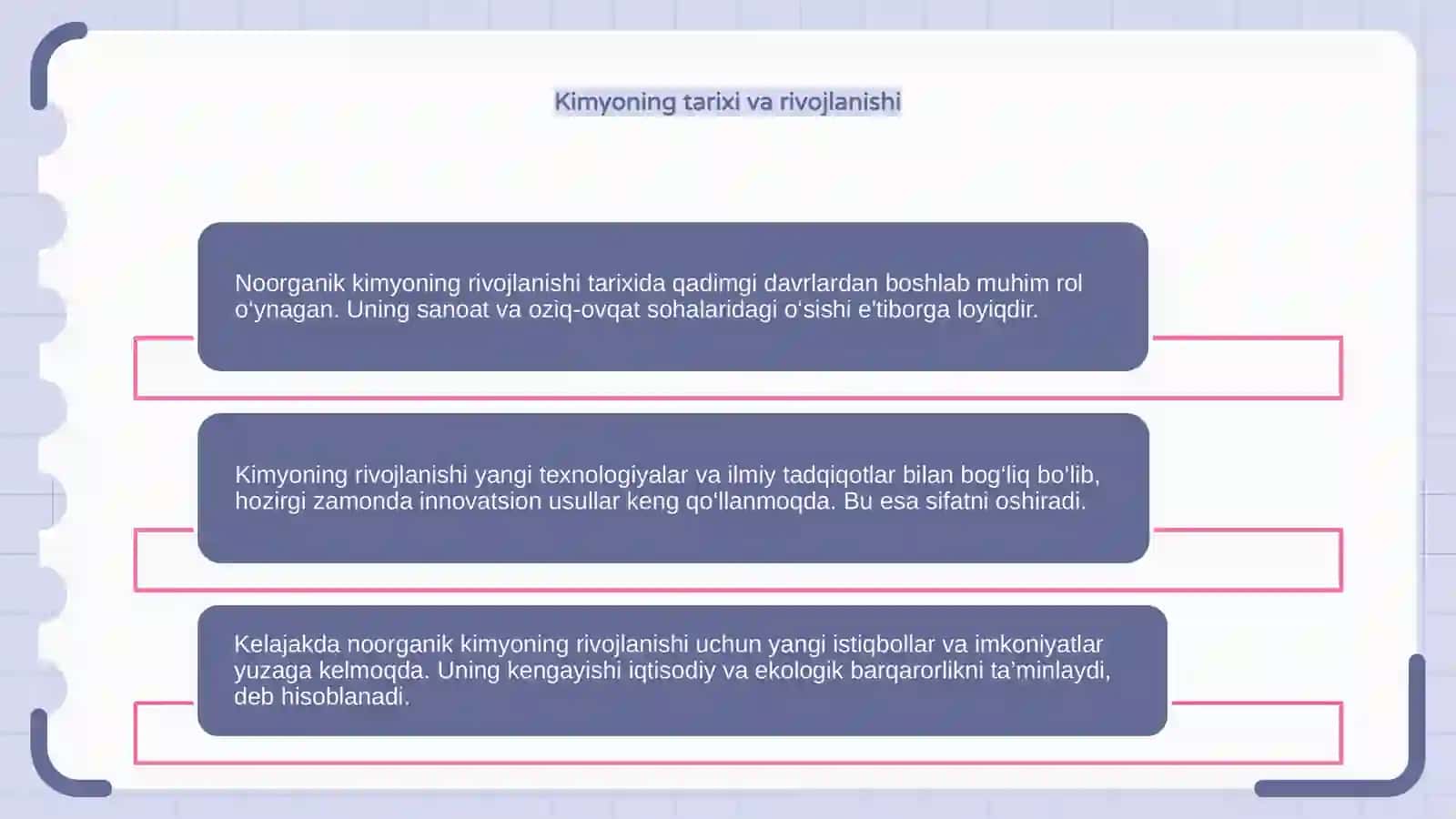 Noorganik kimyoning rivojlanishiga qõshgan hissasi 4