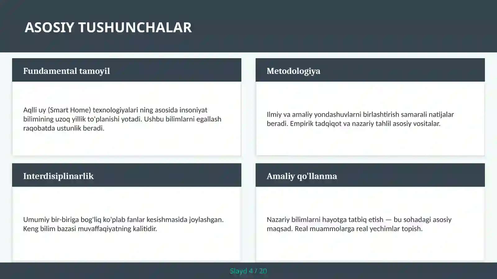 Aqlli uy (Smart Home) Texnologiyalari 4