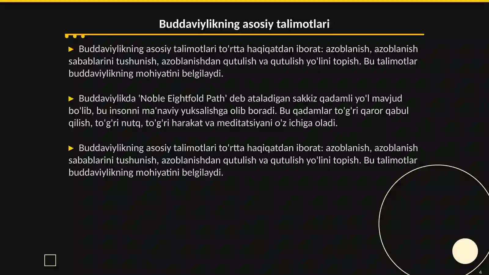 Buddaviylik dinining tarixi va rivojlanishi 4