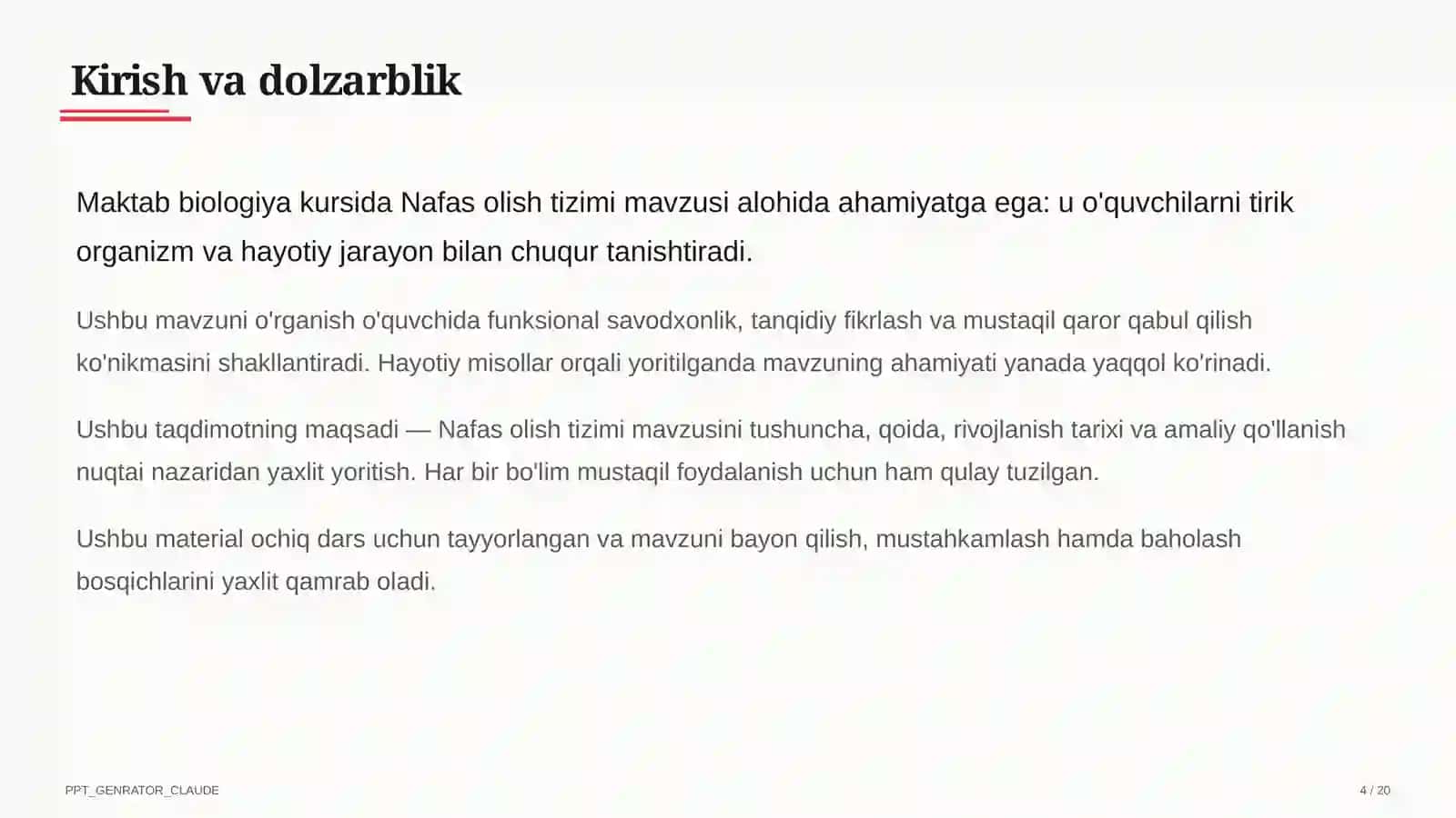 Nafas olish tizimi (8-sinf) 4