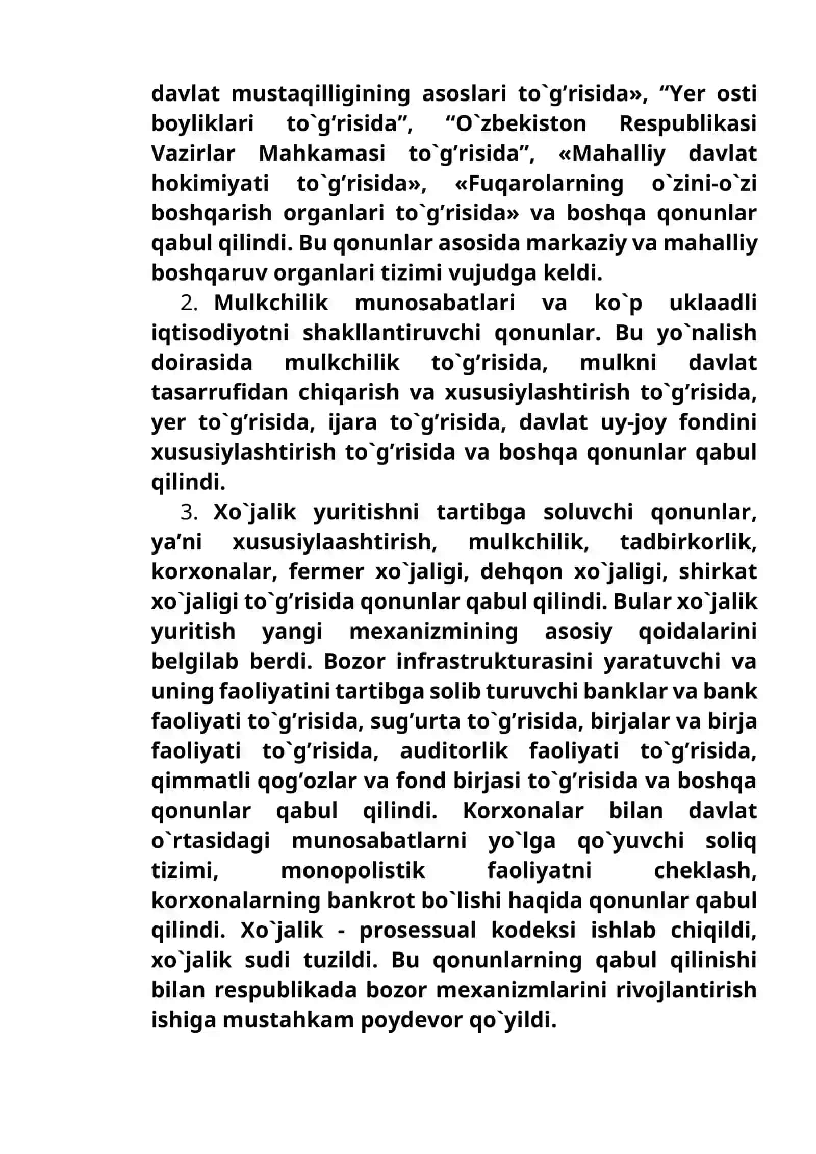 O`ZBEKISTONDA BOZOR MUNOSABATLARINING RIVOJLANIShI 4