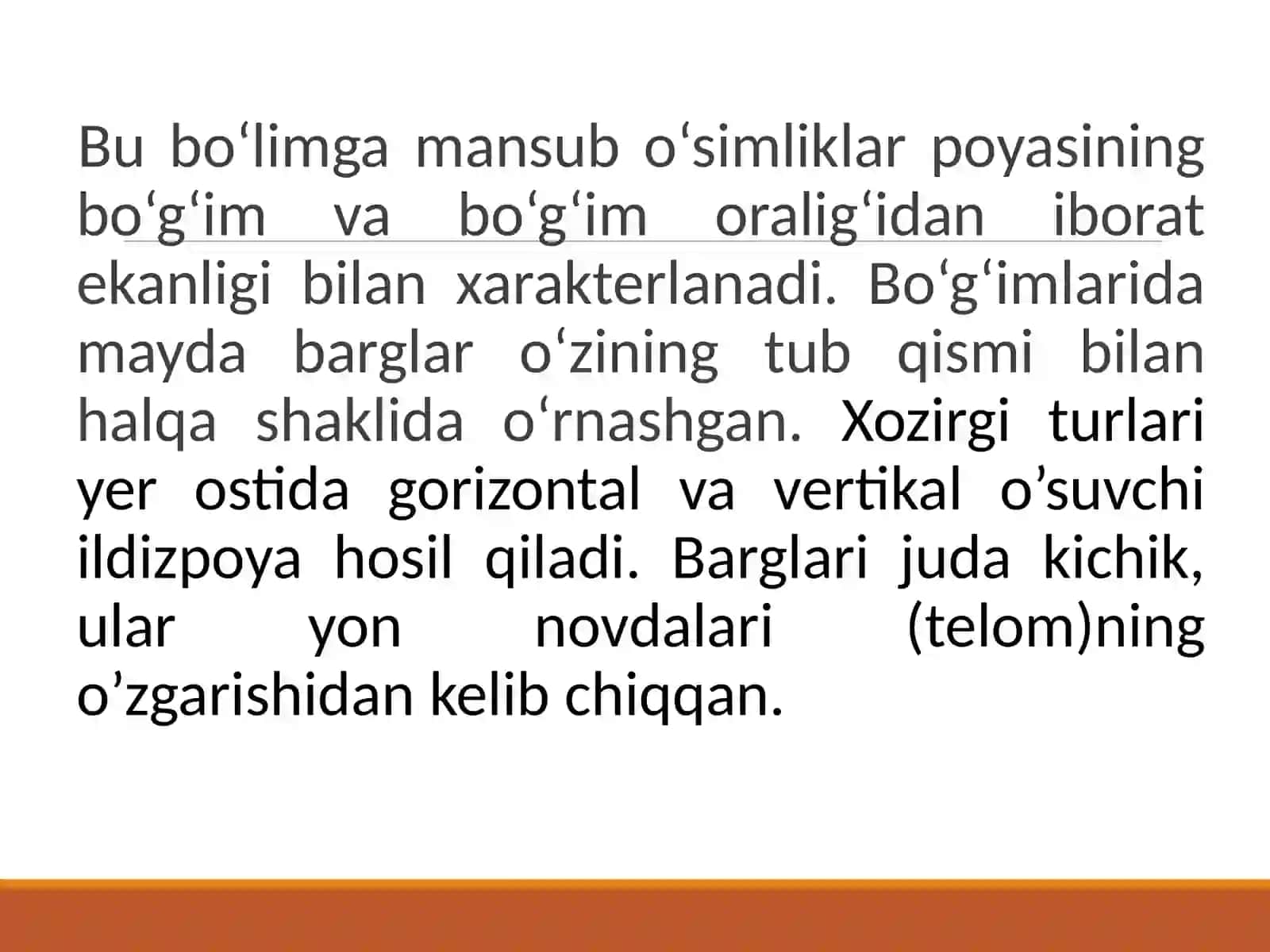 Qirq  bo’g’im  toifa  o’simliklar  (EQUISETOPHYTA) 4