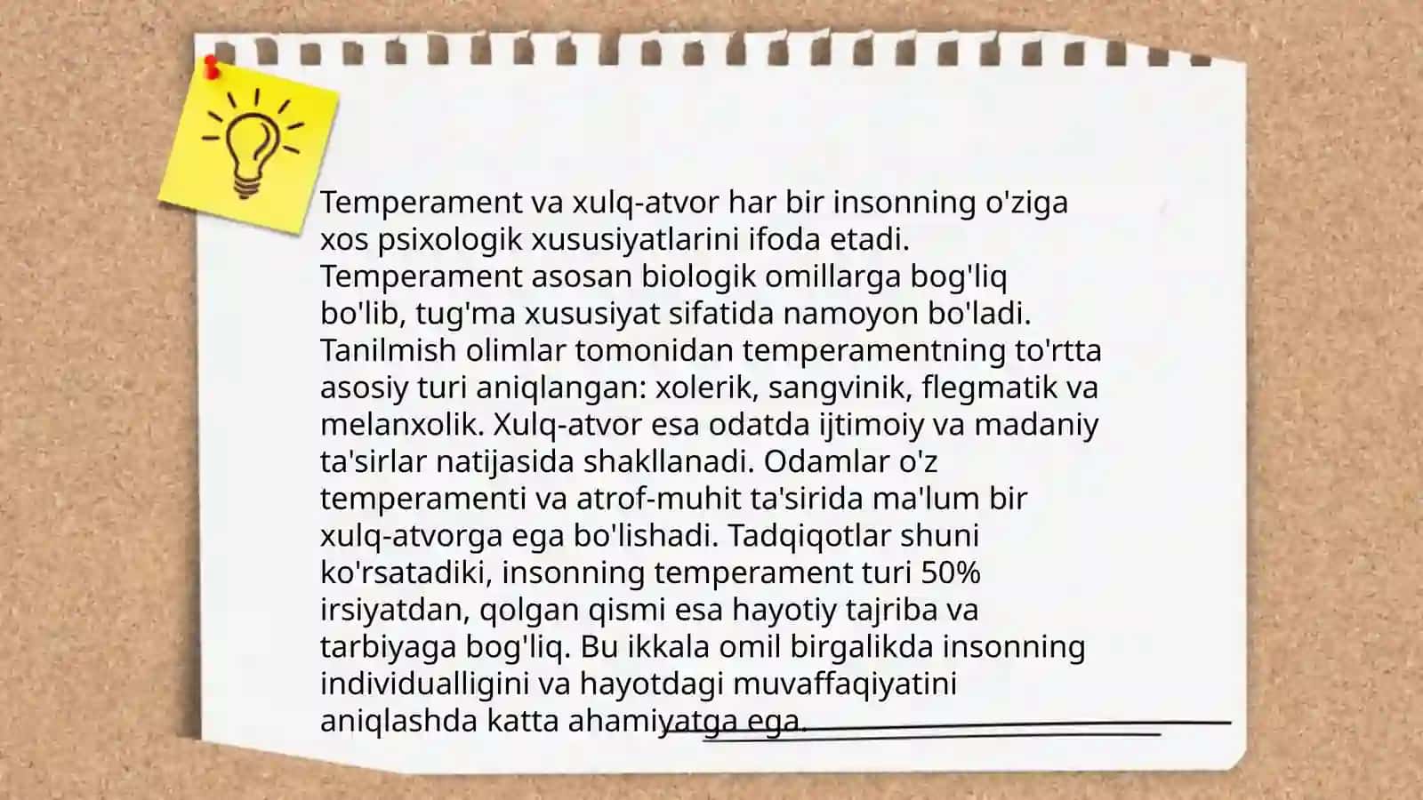 Temperament 4
