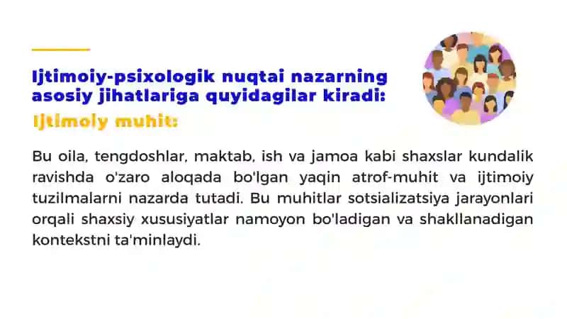 Shaxsni Ijtimoiy-Psixologik O‘rganish 4