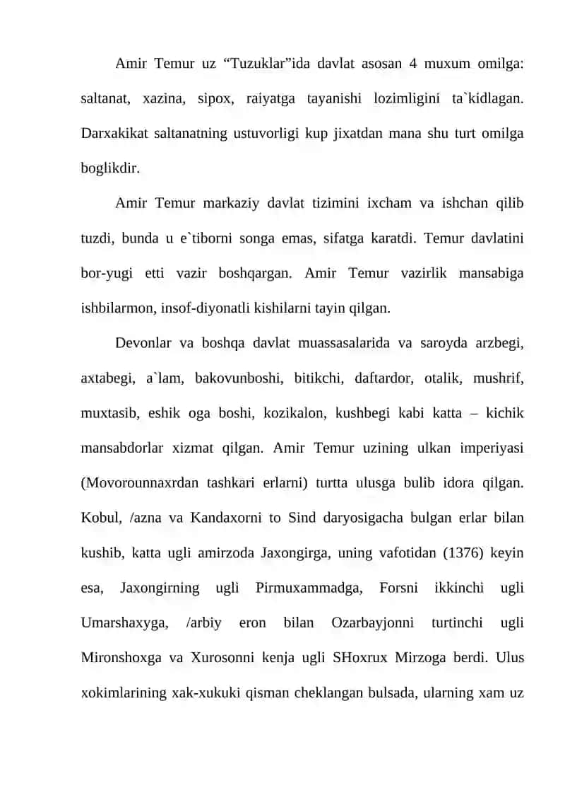 Amir Temur va temuriylar davlati 4