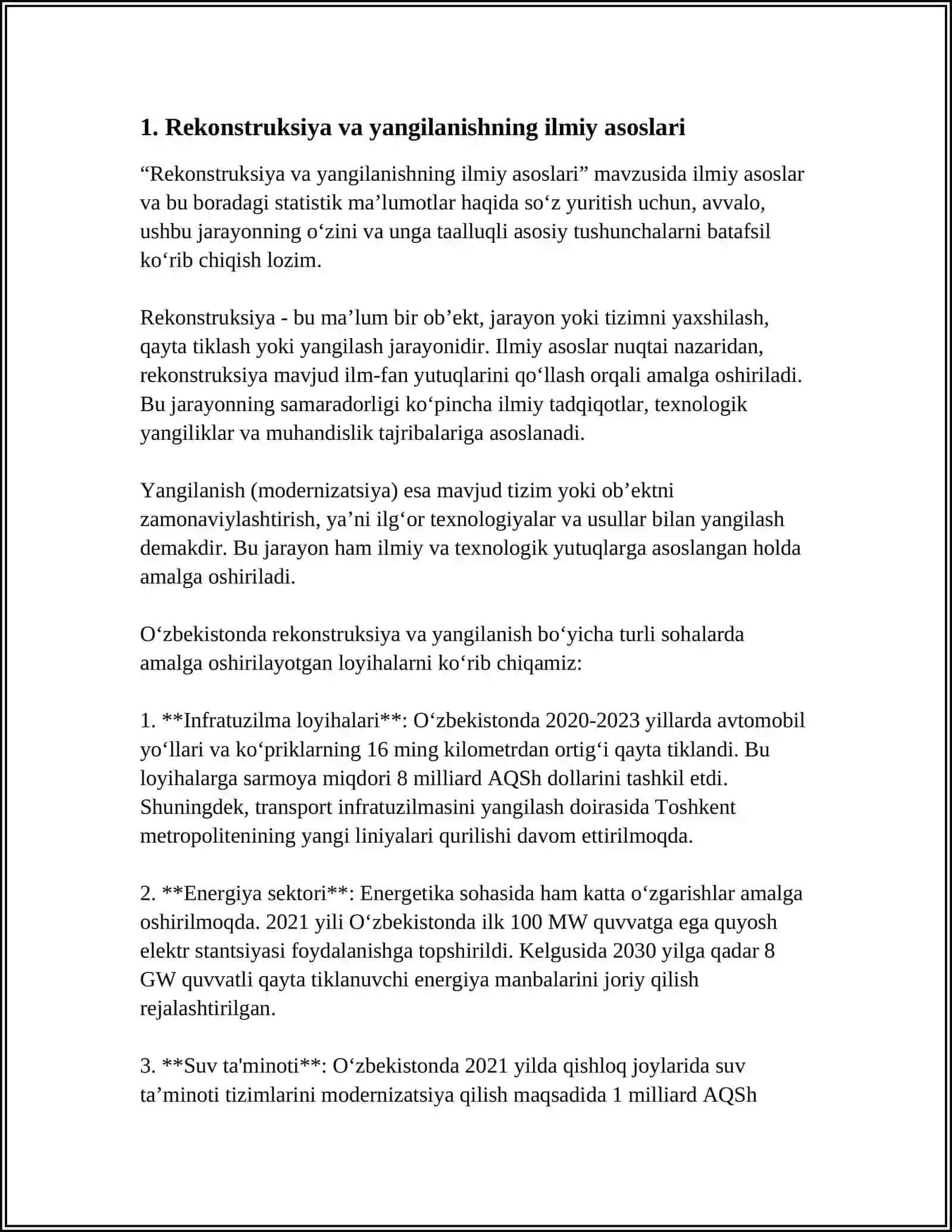 RENOVATSIYADA DASTLABKI ILMIY VA AMALIY MATERIALLARNI TO'PLASH VA O'RGANISH 4