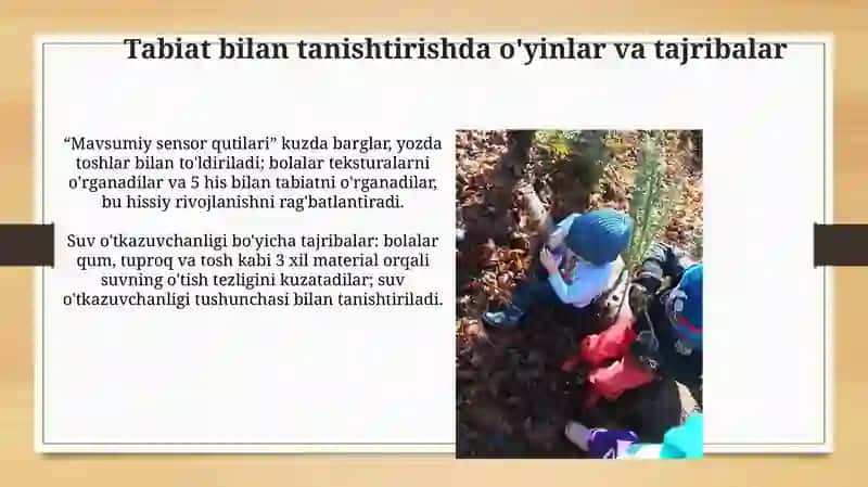 Mavsumiy kuzatuvlar uchun AKT vositalari 4
