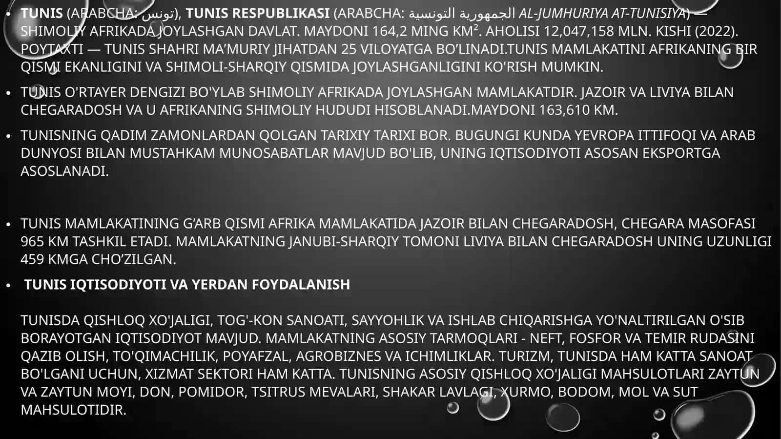 TUNIS mamlakati bojxona  siyosati tahlili 4