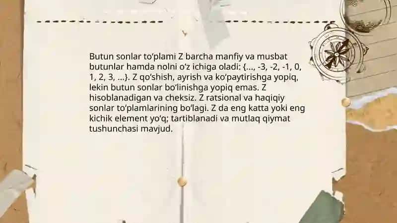 Tabiiy sonlar toʻplami 4