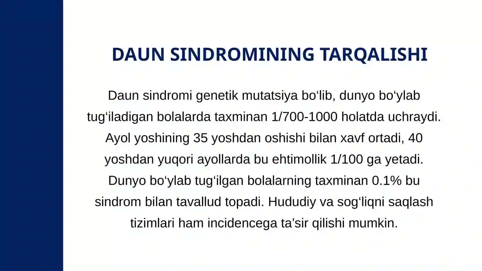 DAUN SINDROMI 4