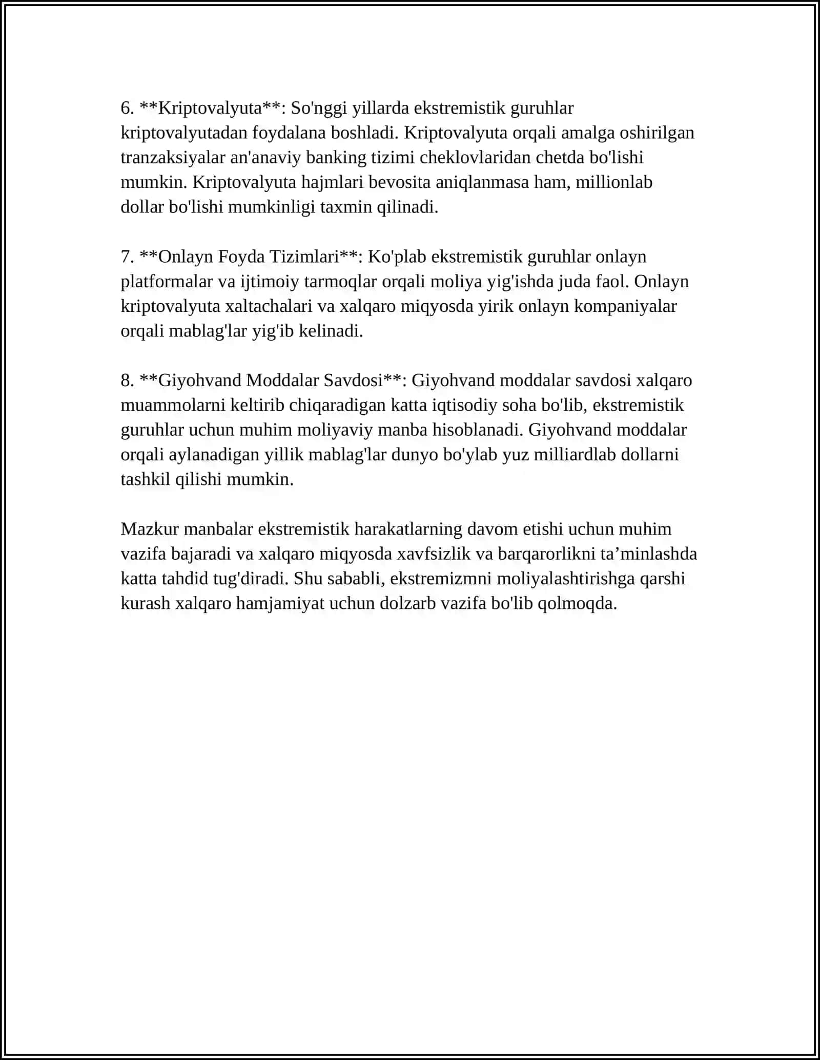 DINIY EKSTREMIZM VA TERRORIZMNING MOLYAVIY MANBALAR I 4