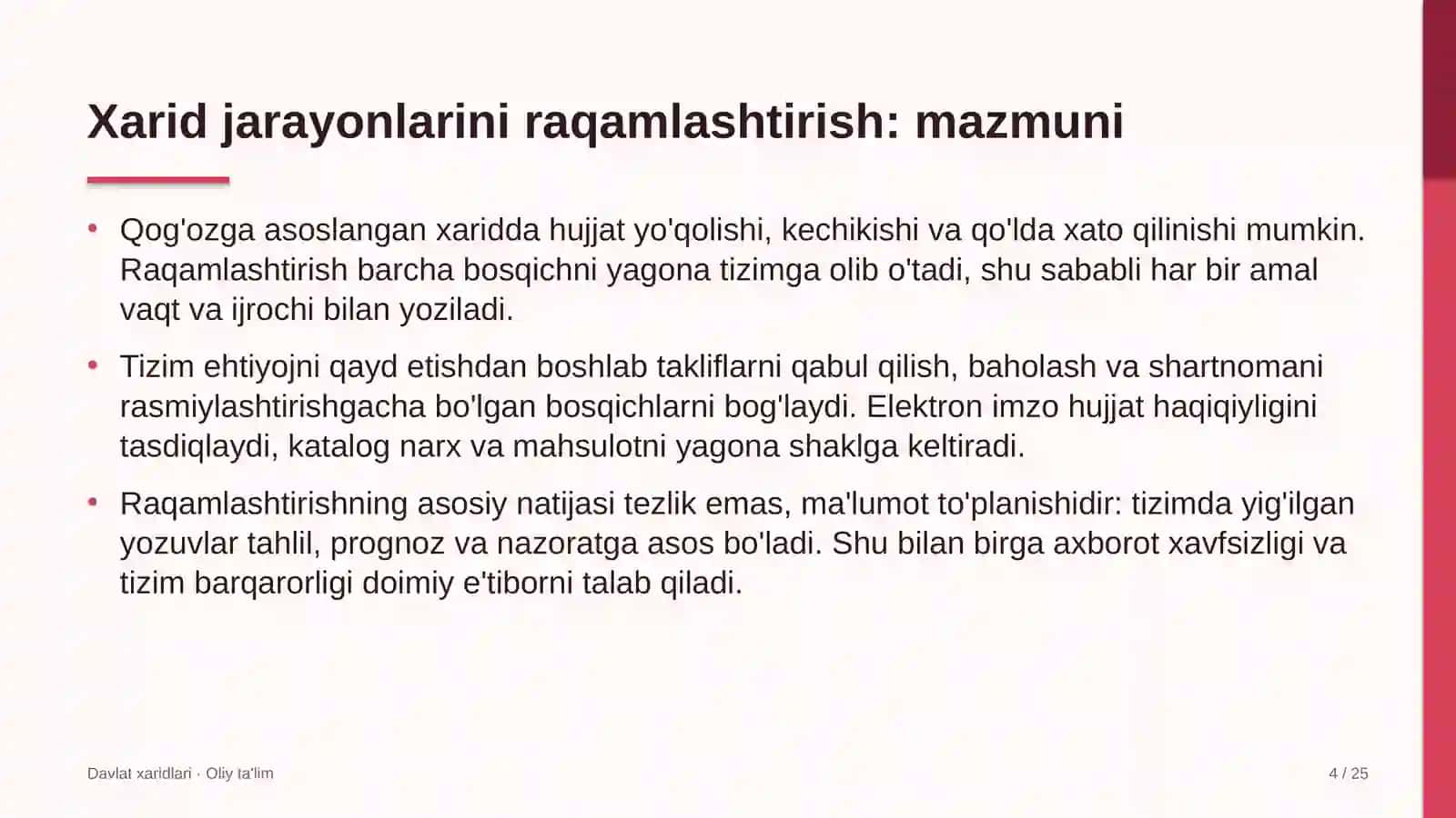 tosh shag'al karyerlarida xarid jarayonlarini raqamlashtirish 6604 4