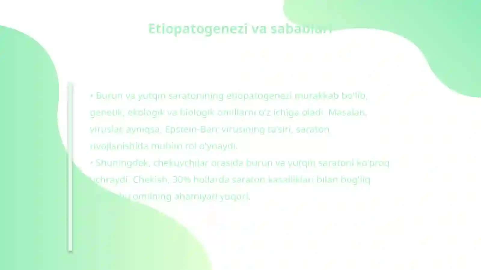 Burun va yutqin saratoni 4