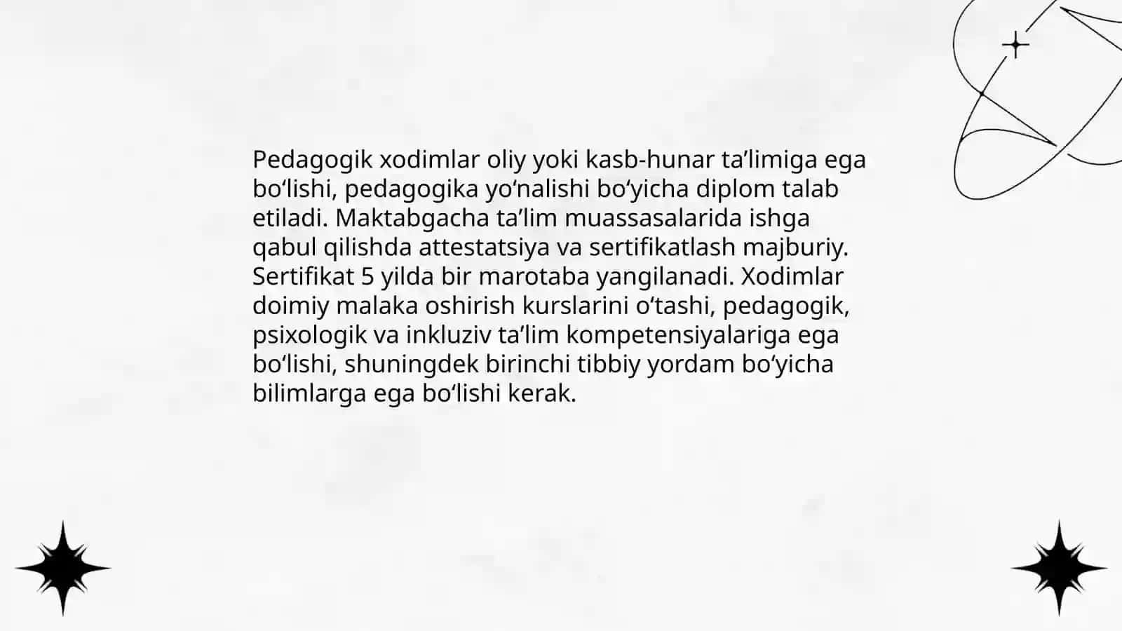 Ta’lim-tarbiya dasturlarining davlat standarti va kontenti 4