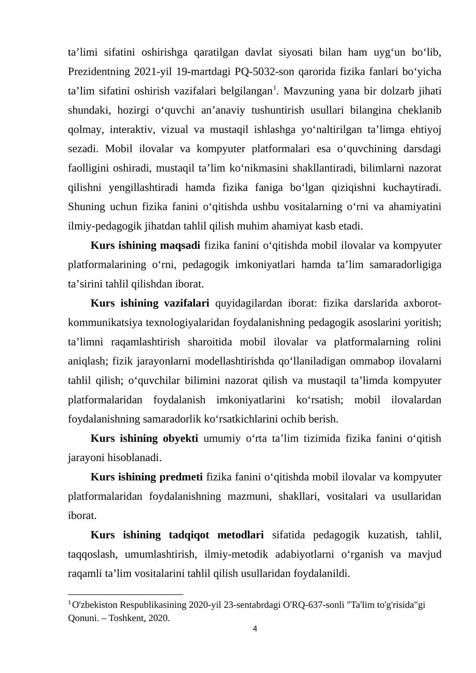 “Fizika darslarida interfaol tajribalar orqali o‘quvchilarning tadqiqotchilik kompetensiyasini rivojlantirish” 4