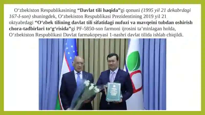 Davlat farmakopeyasi. Tarixi. Tuzilishi. Dori turlari texnologiyasida qo’llaniladigan terminlar. Dorixona sharoitida dori ishlab chiqarish qoidalari. 4