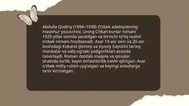 Oʻtkan kunlar 4
