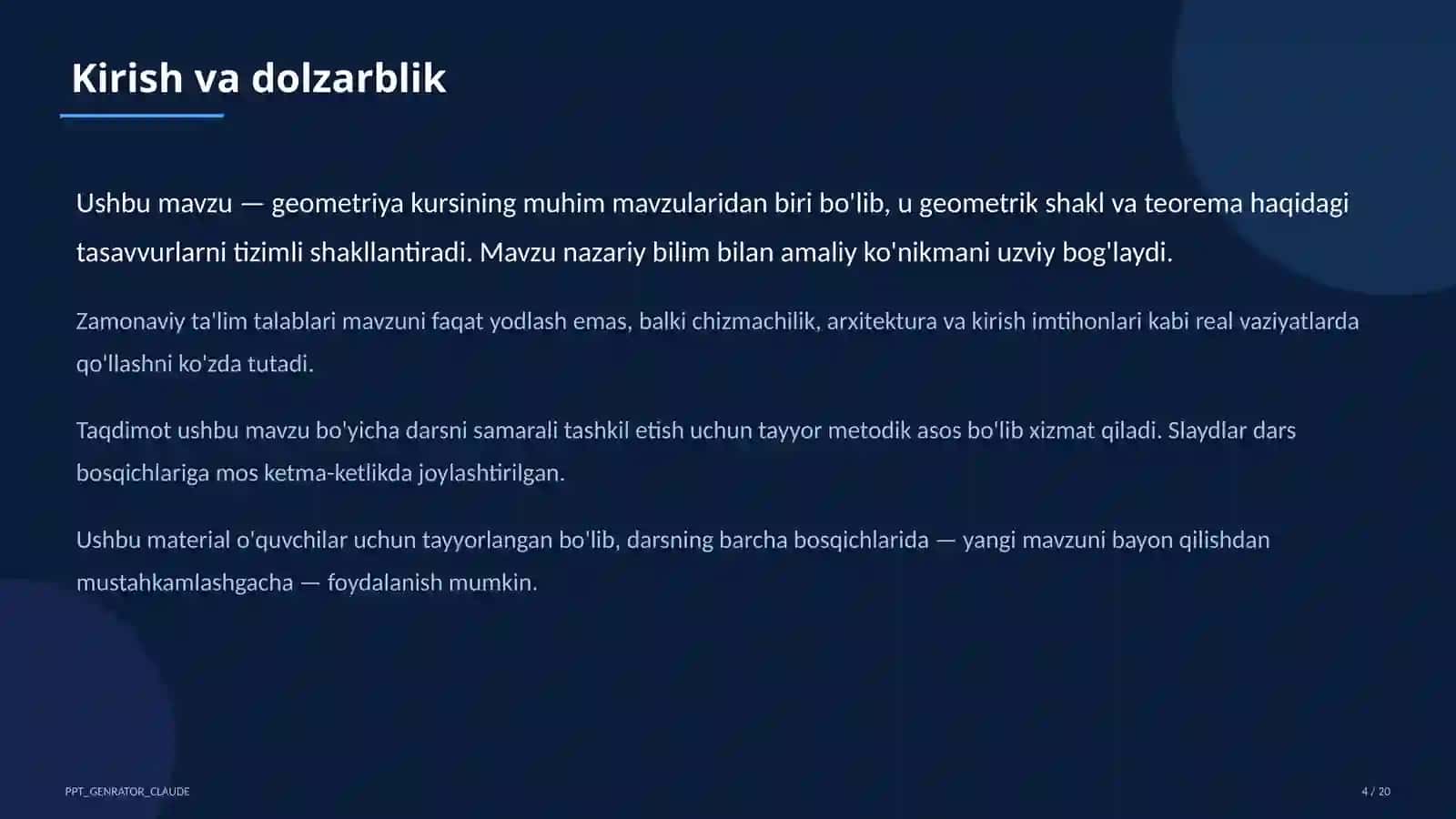 Fazoda perpendikulyarlik: uch perpendikulyar teoremasi (10-sinf) 4