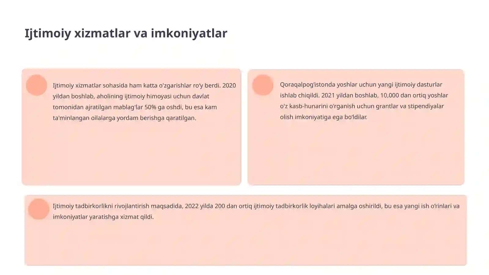 Ijtimoiy rivojlanish ko'rsatkichlari 4