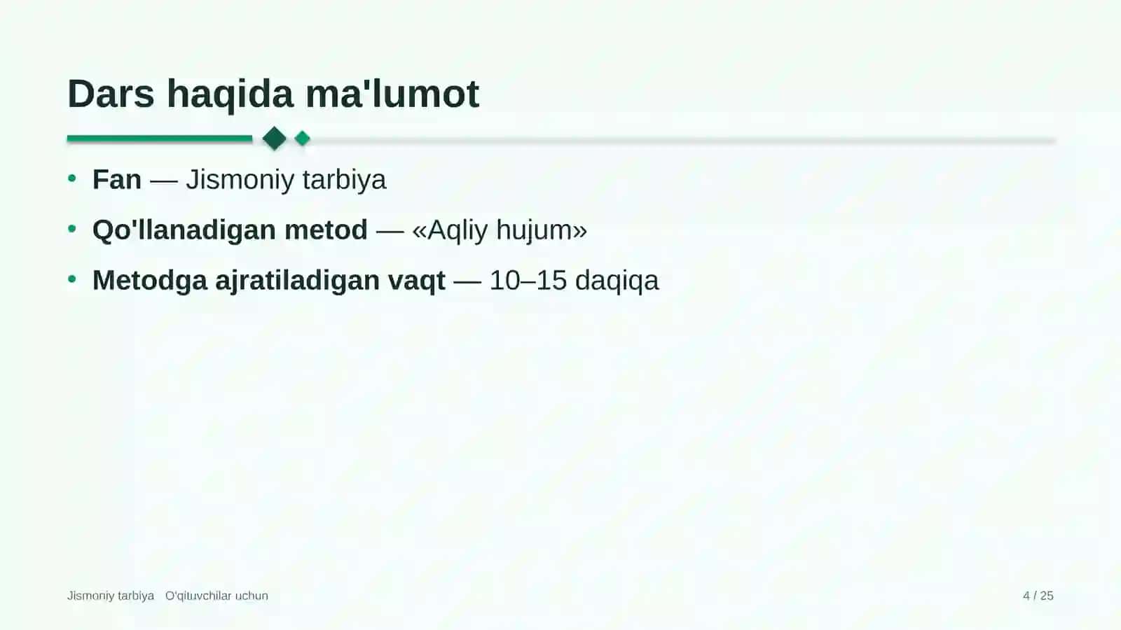 jismoniy tarbiya darslarida aqliy hujum metodidan foydalanish 4748 4