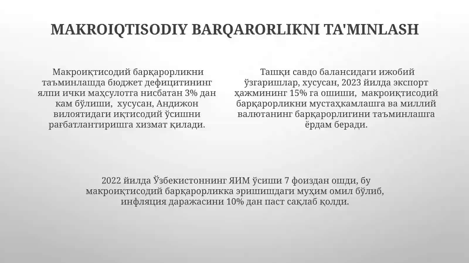 Davlatning iqtisodiy xavfsizlikni ta'minlash vazifalari 4