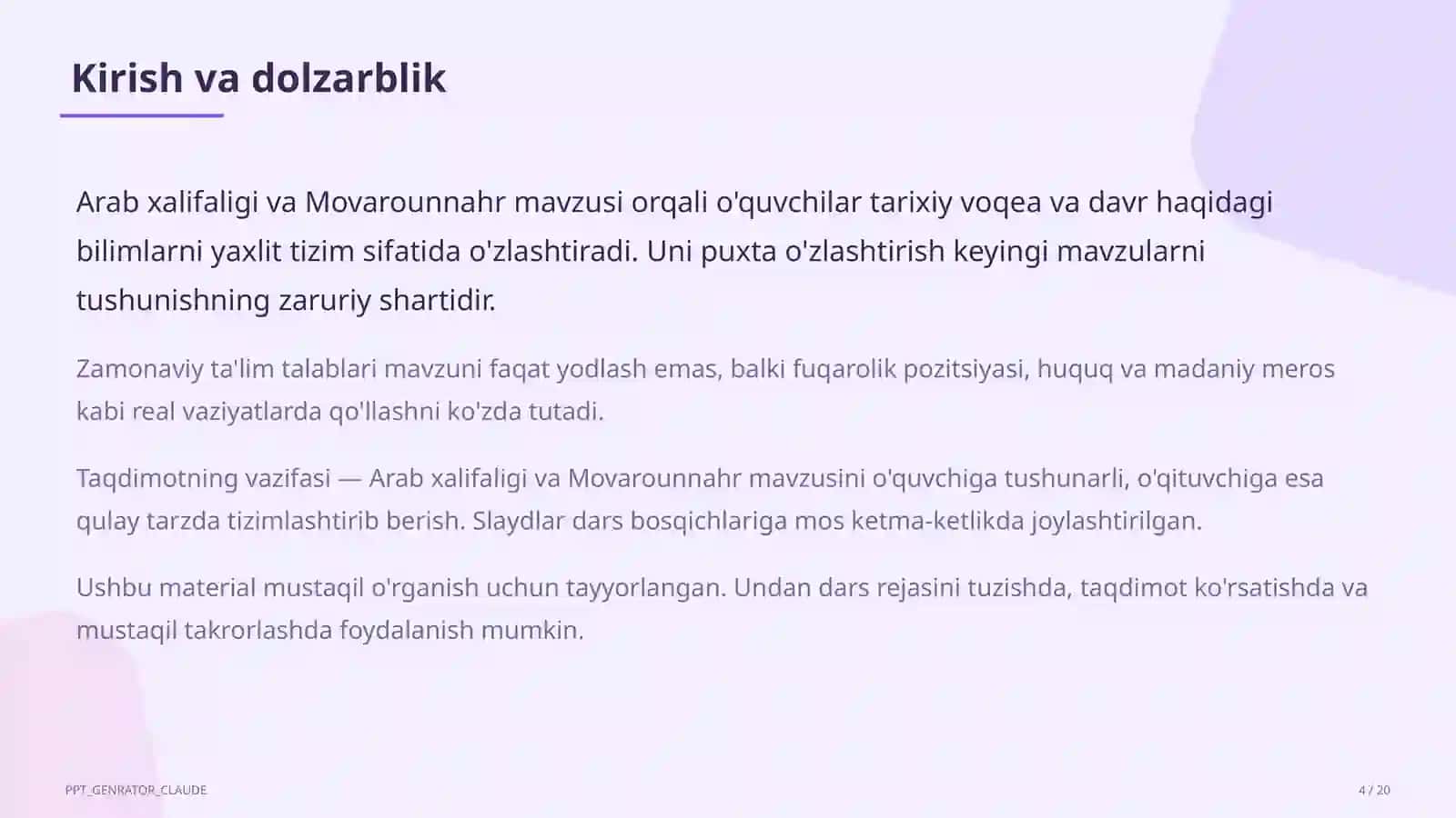 Arab xalifaligi va Movarounnahr 4