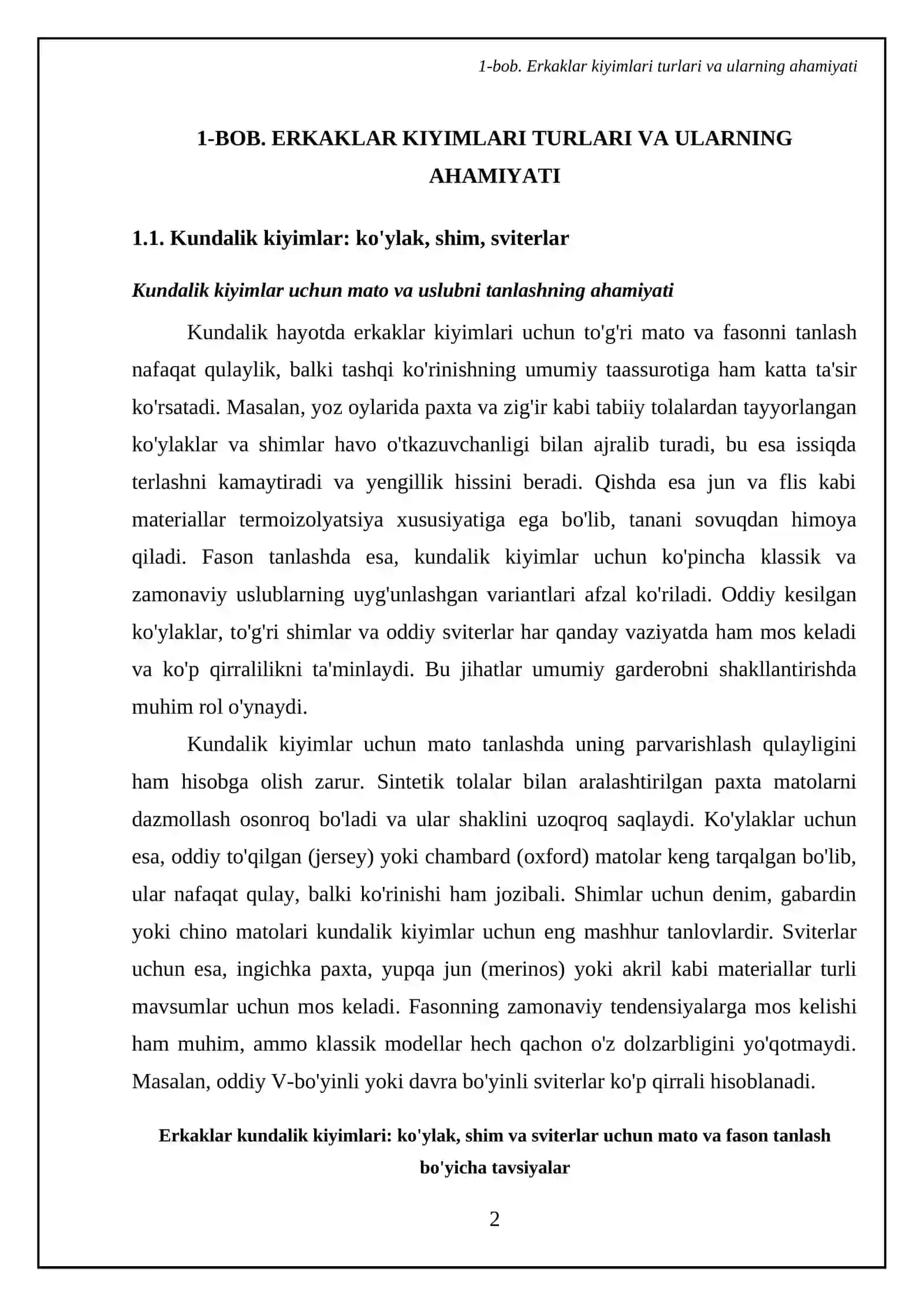 Erkaklar kiyimlari haqida malumot, ularga gazlama va fason tanlash 4