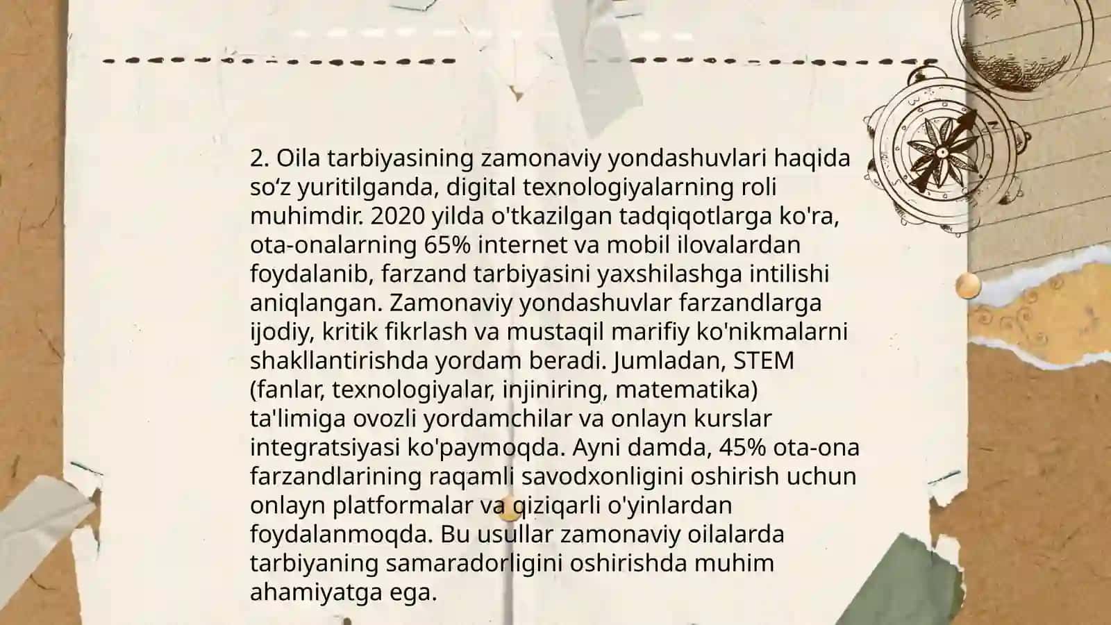 Zamonaviy axloqiy tarbiyaning yutuqlari va kamchiliklari 4