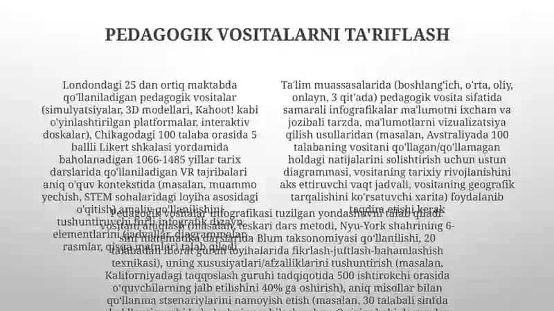 Amaliydasturlardapedagogikvositalaryaratishbòyichainfografiktayyorlash 4
