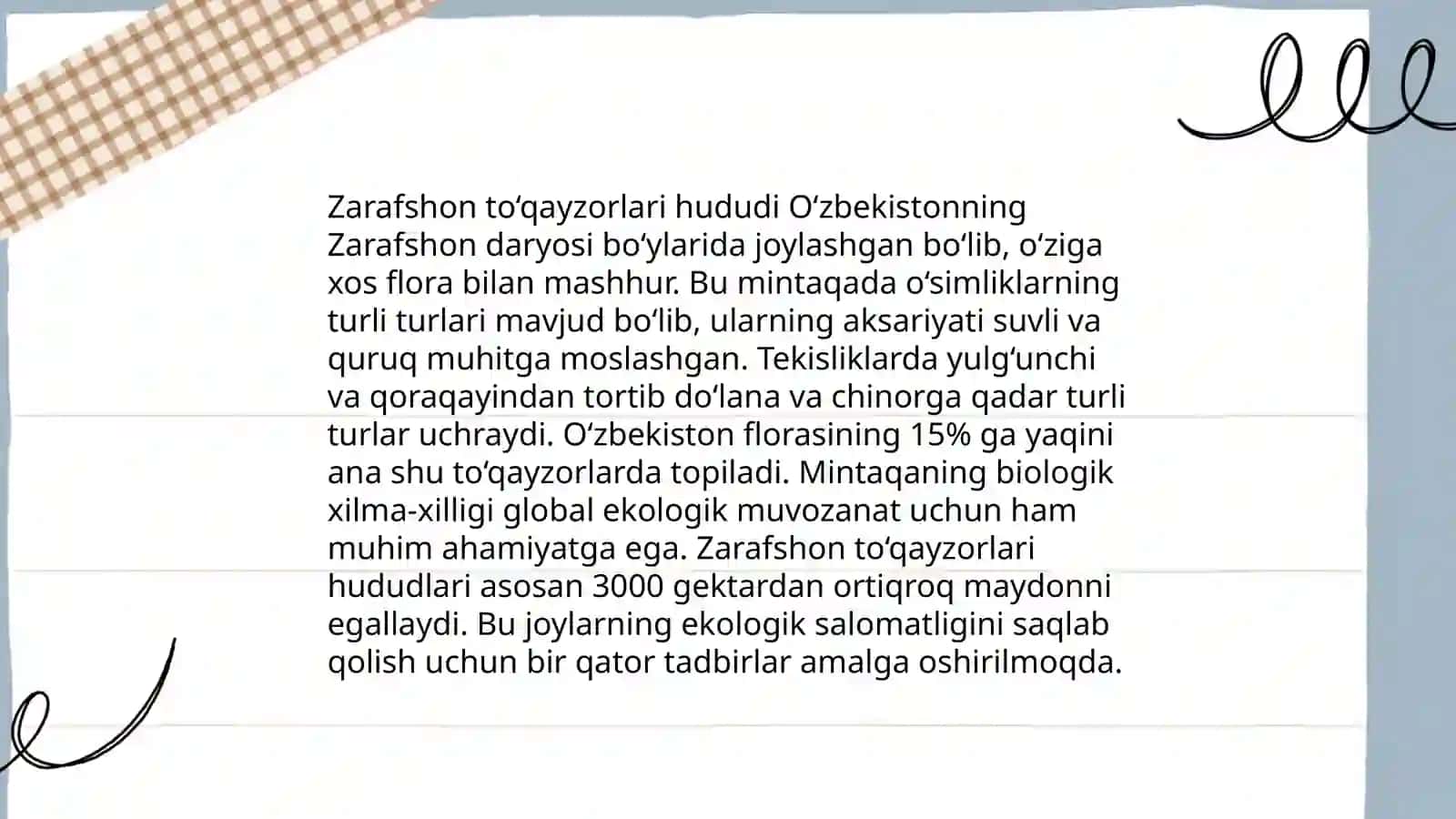Zarafshon to‘qayzorlaridagi asosiy formasiya va assosiasiyalar 4
