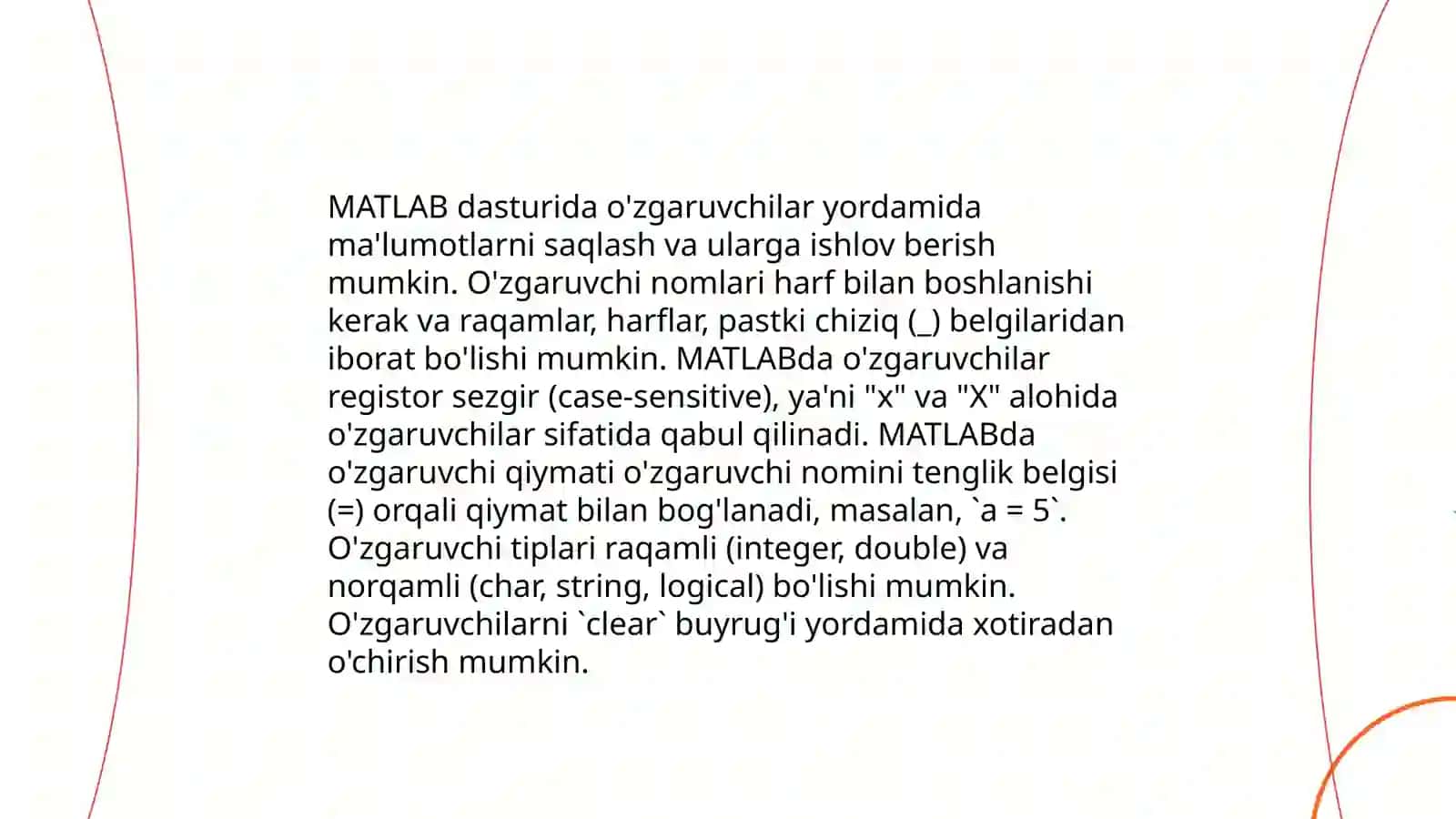 MATLAB dasturi 4