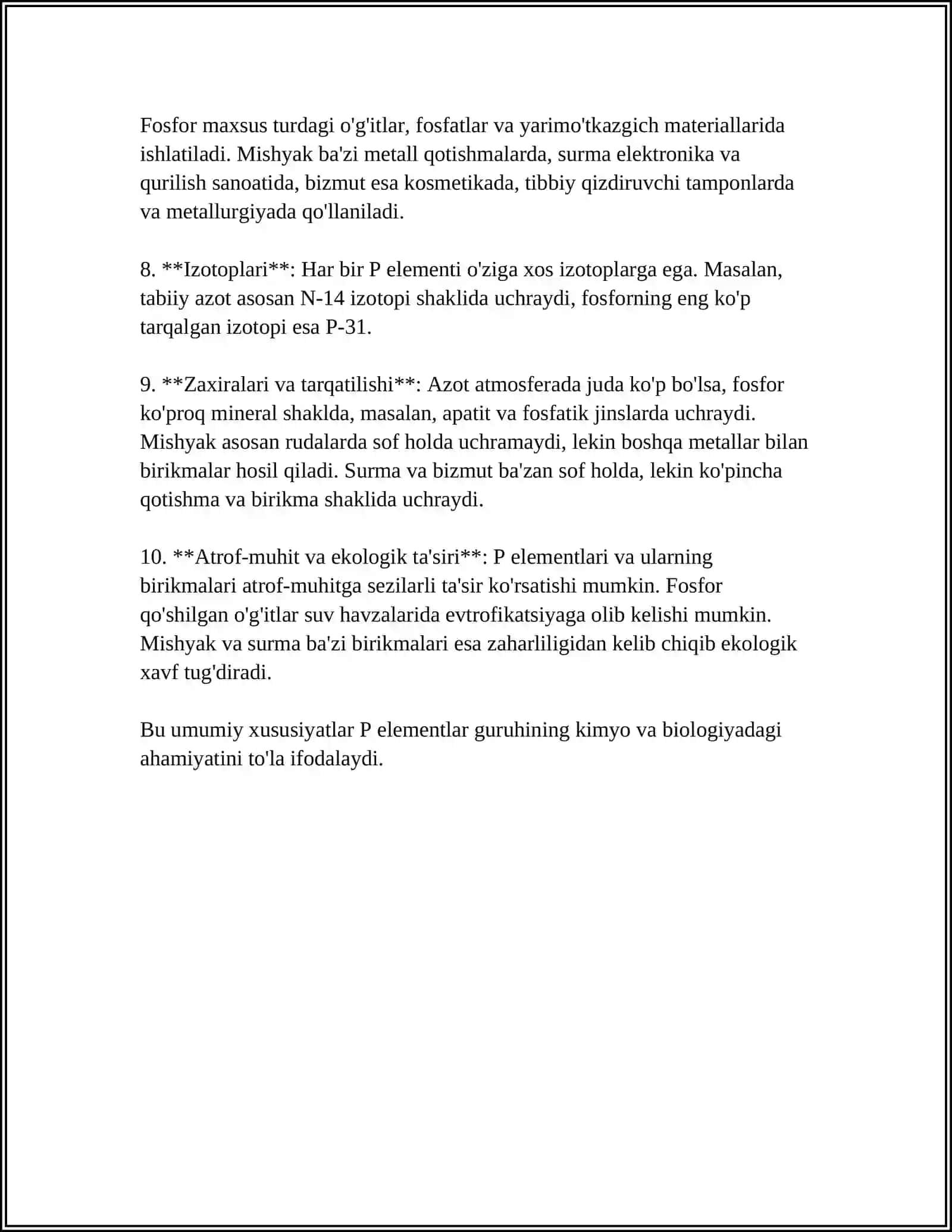 BESHINCHI GURUHNING P-ELEMENTLARI 4