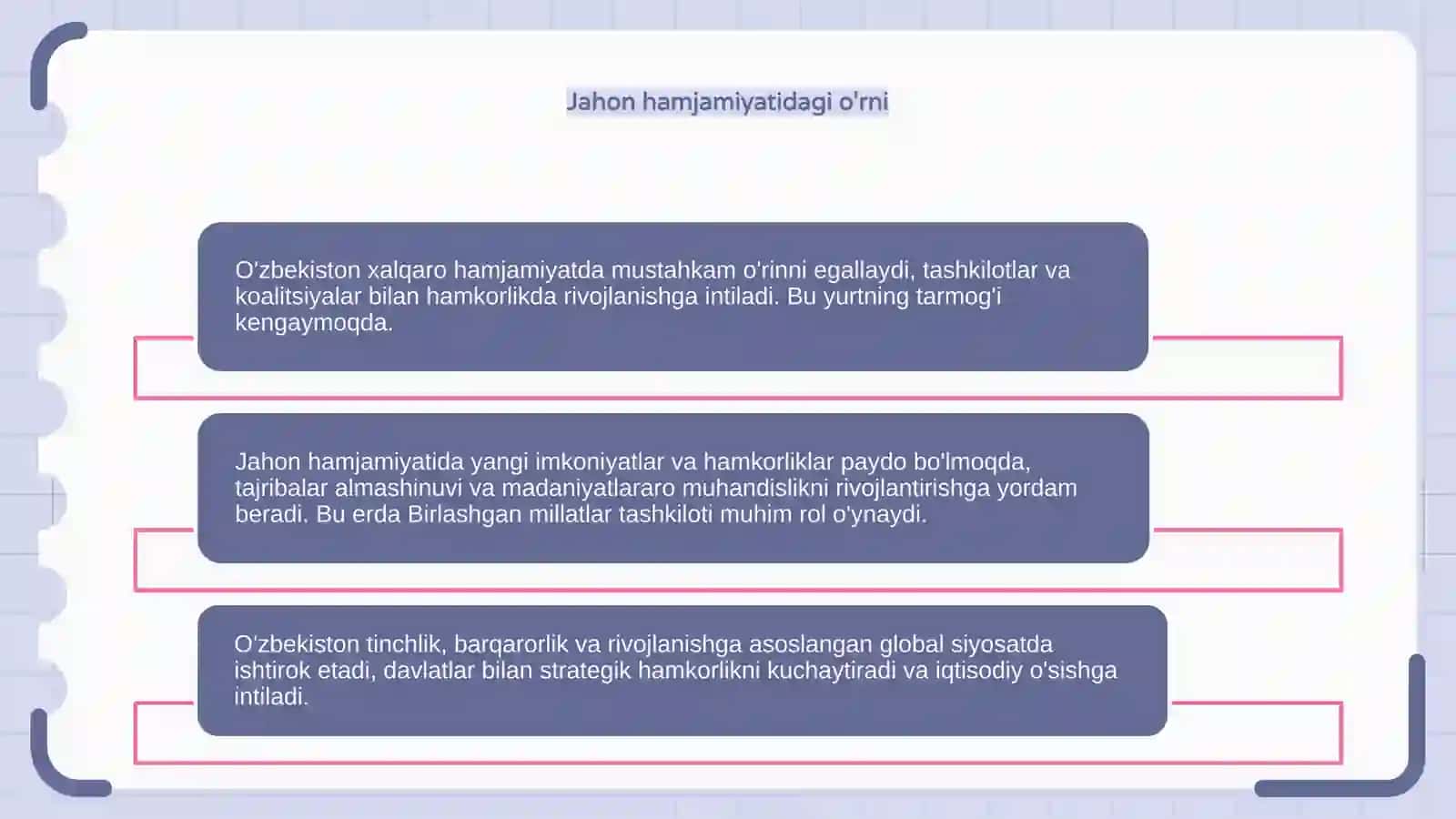 O'zbekiston va jaxon hamjamiyati 4
