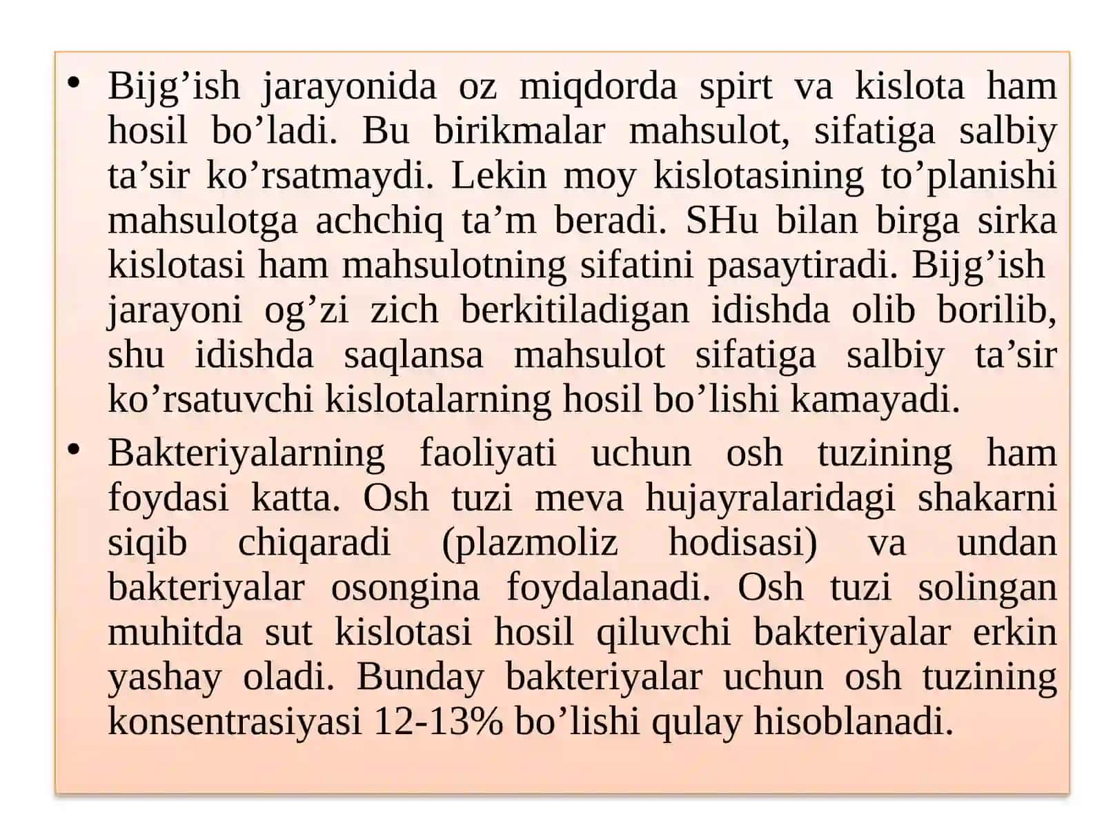 Qishloq xo’jalik mahsulotlarini saqlash va qayta ishlash texnologiyasi 4